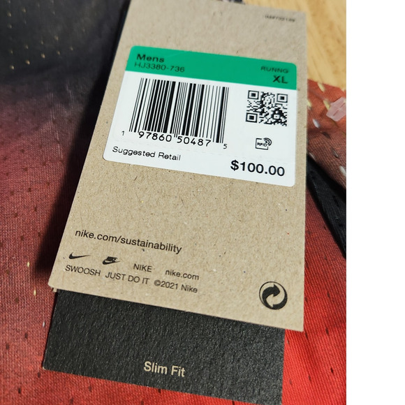 Nike Mens Dri-Fit AeroSwift Elite Entry Running Singlet Tank Top Size XL NWT - Picture 5 of 5